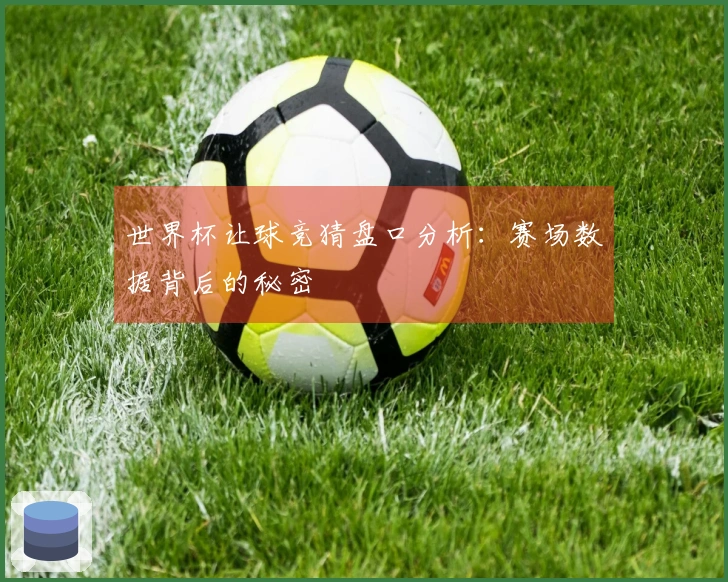世界杯让球竞猜盘口分析：赛场数据背后的秘密